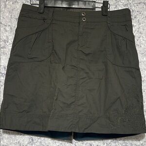 REI Olive Green Outdoor Skirt